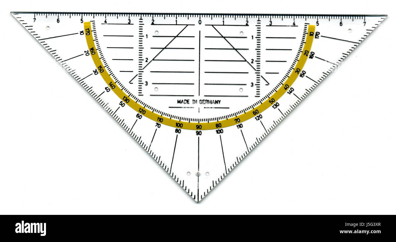 Geodreieck Cut Out Stock Images & Pictures - Alamy