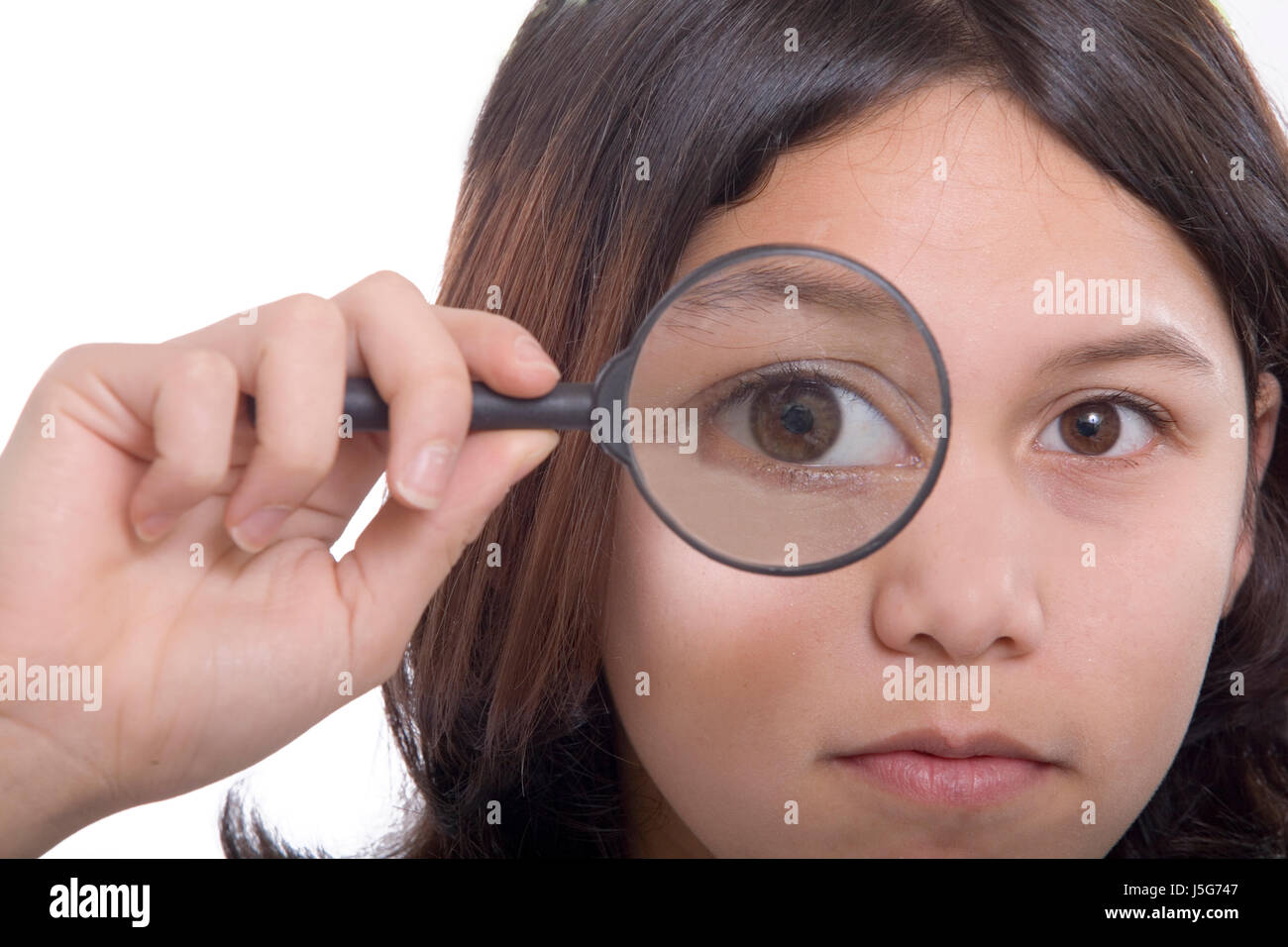 look glancing see view looking peeking looking at small tiny little short Stock Photo