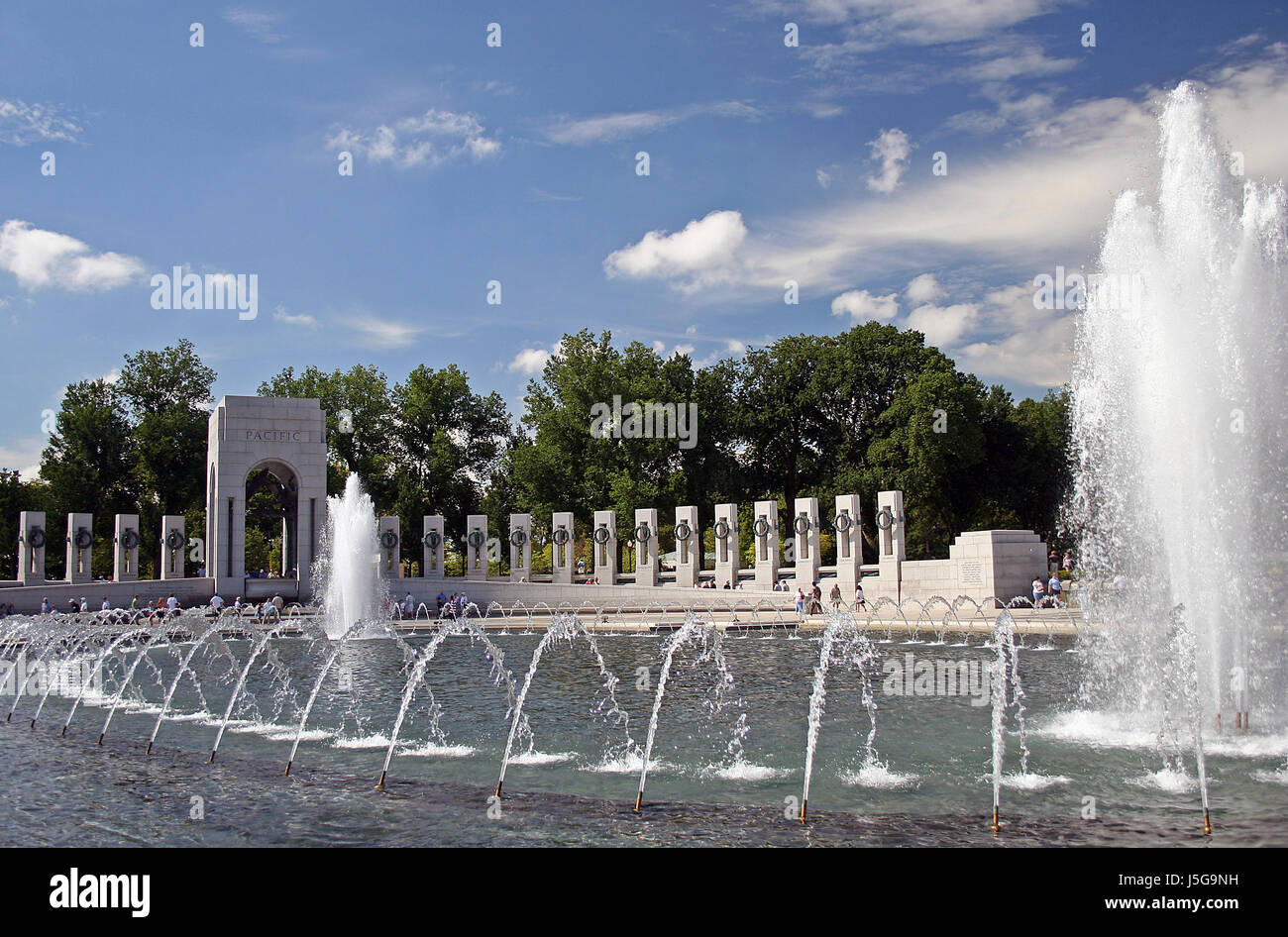 monument memorial park usa america world war ii memorial amerika amerikanisch Stock Photo
