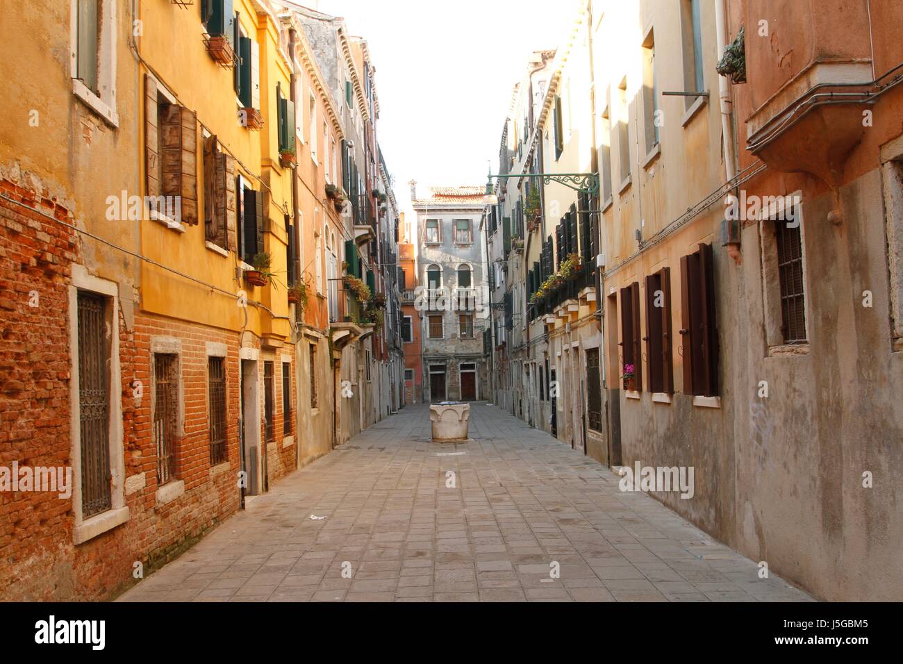 Street scene in Venice, Italy Stock Photo