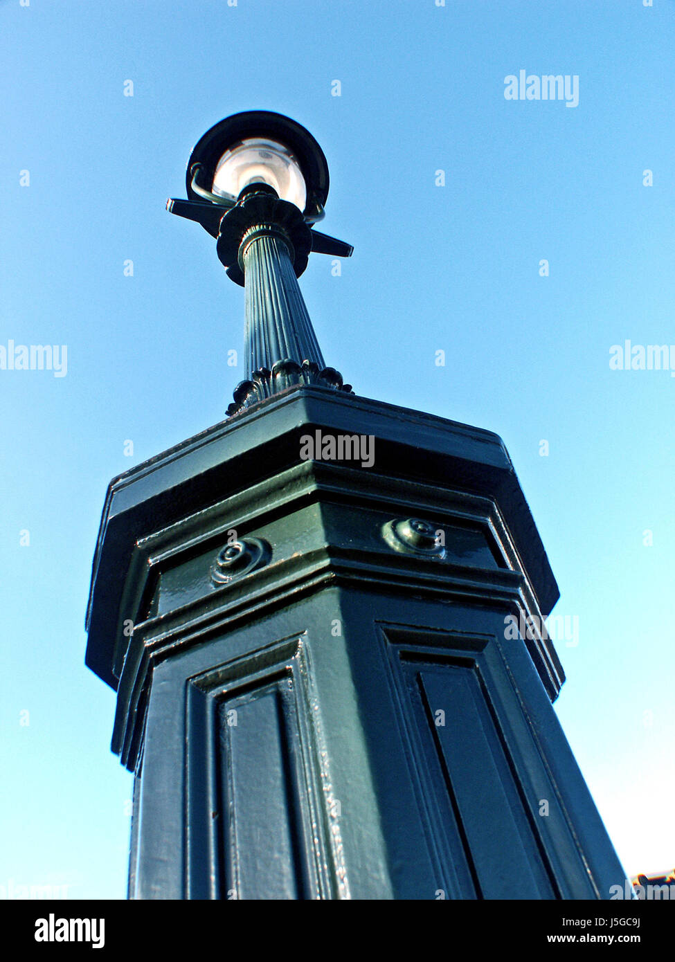 blue shine shines bright lucent light serene luminous green lantern azure Stock Photo