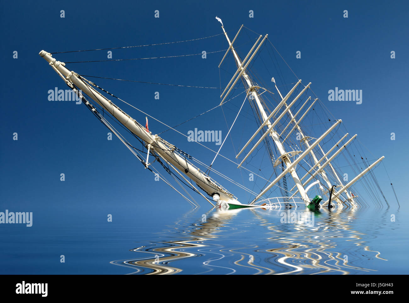 blue danger travel death cold sail downfall accident mirroring