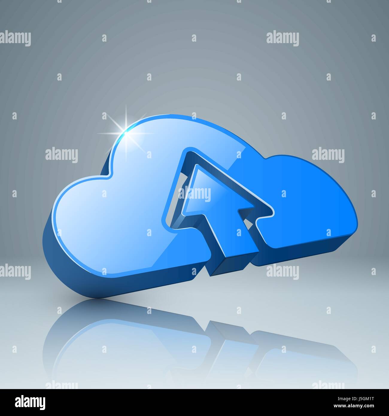 Download, cloud, arrows icon Stock Vector Image & Art - Alamy
