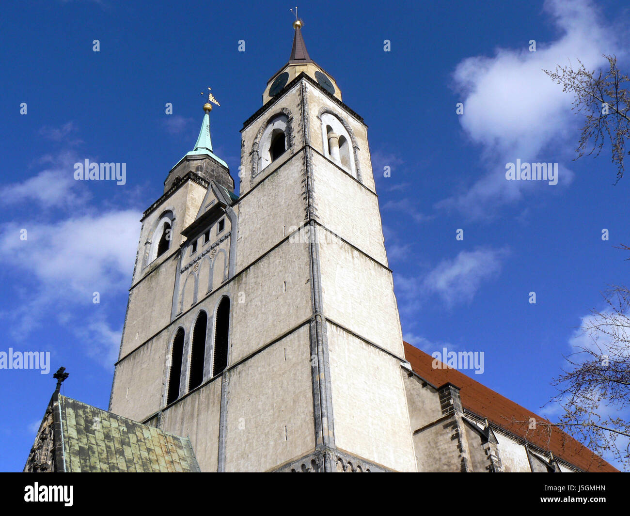 st. john's church at magdeburg 3 Stock Photo - Alamy