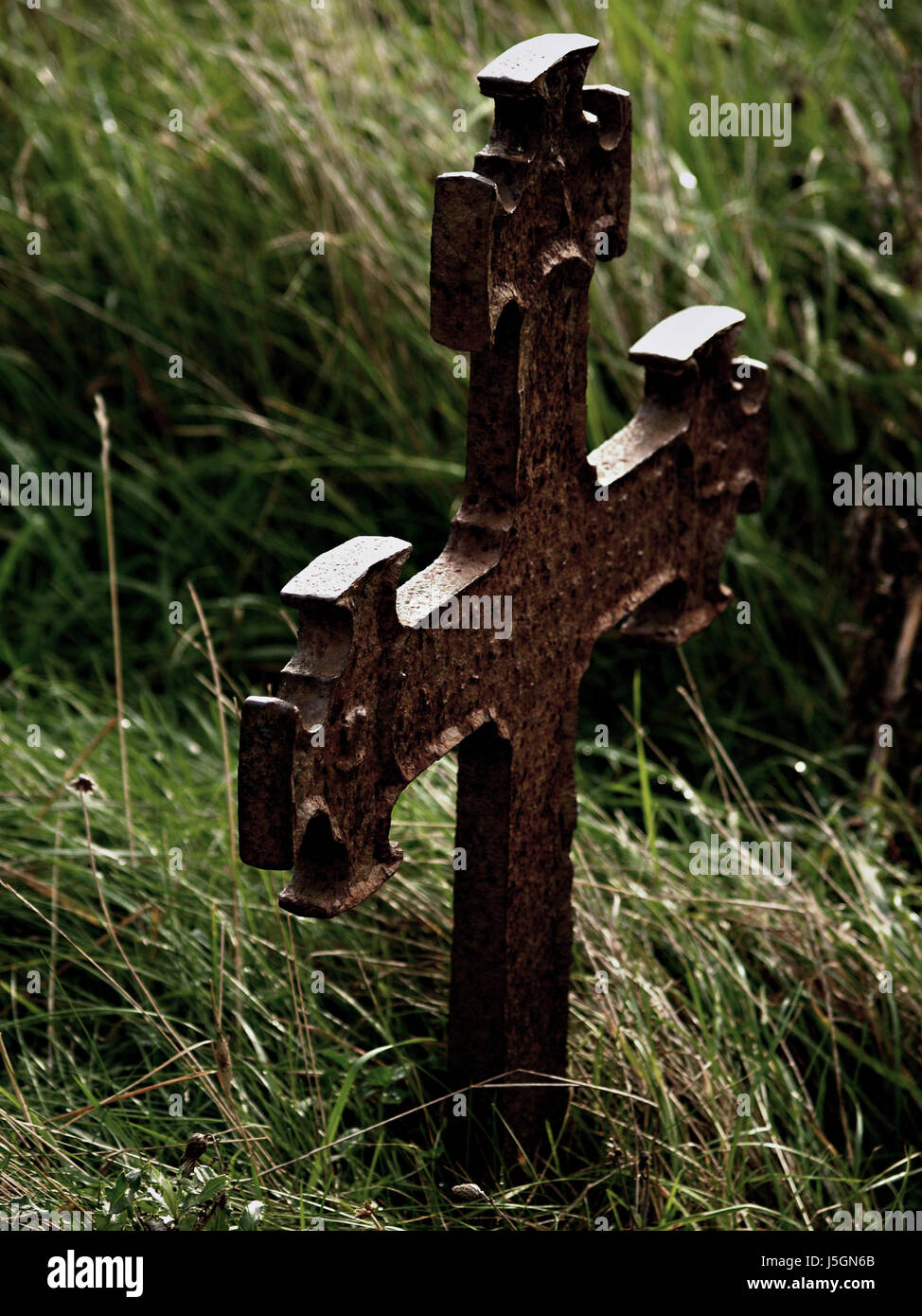 cross,metal,rust,antique,grave,old,18 jahrhundert,vergangene zeit Stock Photo
