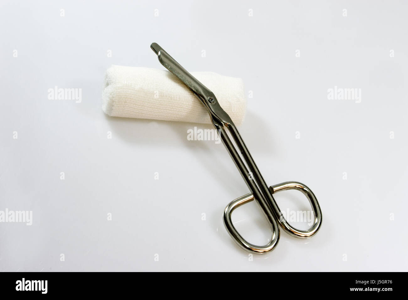 wound injury scissors scissor means agent medicine drug remedy substance supply Stock Photo