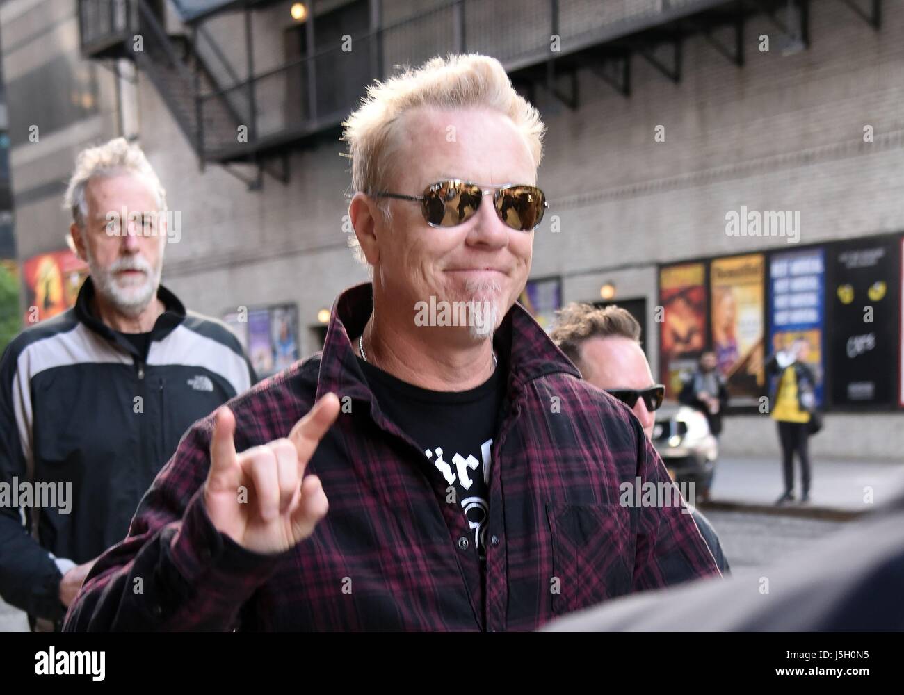 New York, NY, USA. 15th May, 2017. Metallica, James Hetfield out and about  for Celebrity Candids - MON, New York, NY May 15, 2017. Credit: Derek  Storm/Everett Collection/Alamy Live News Stock Photo - Alamy