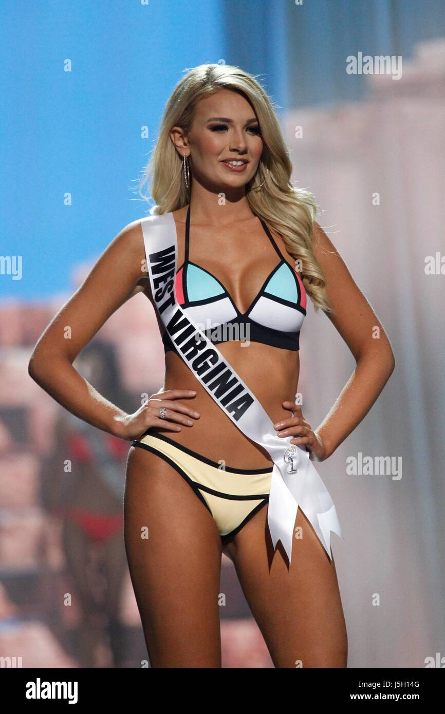 Las Vegas, NV, USA. 11th May, 2017. Miss West Virginia USA, Lauren Roush in attendance for 2017 Miss USA Preliminary Competition, Mandalay Bay Events Center, Las Vegas, NV May 11, 2017. Credit: JA/Everett Collection/Alamy Live News Stock Photo