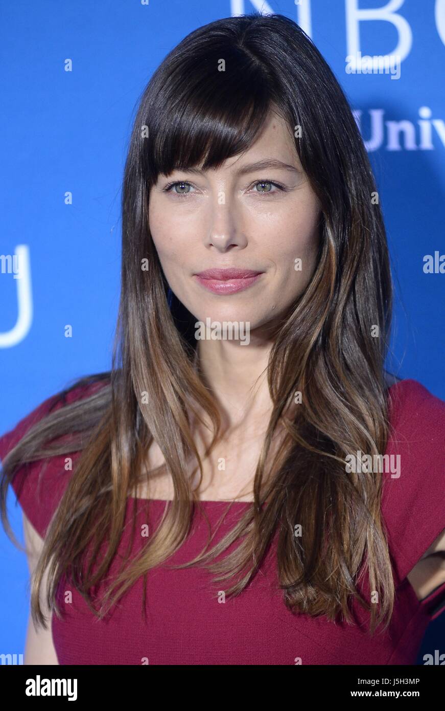 Jessica Biel at arrivals for 2017 NBCUniversal Upfront Presentation