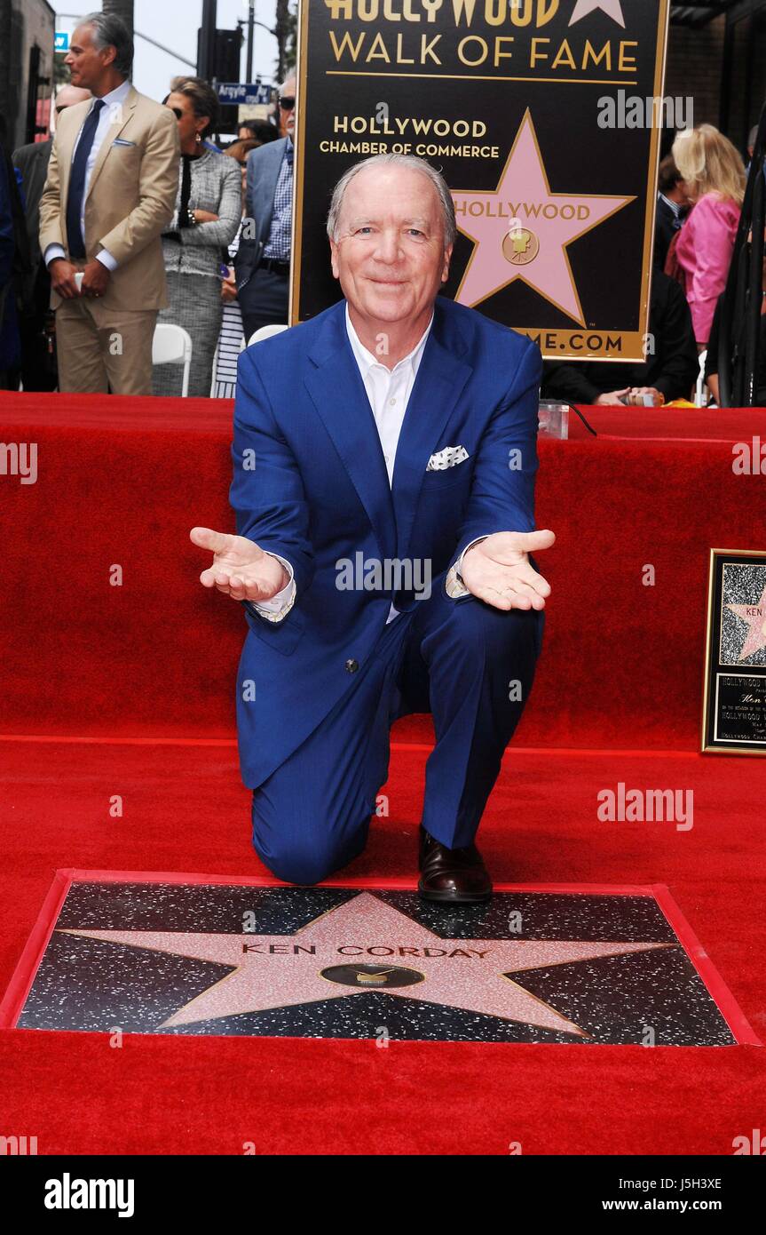 Ken Corday at the induction ceremony for Star on the Hollywood Walk of Fame for Ken Corday