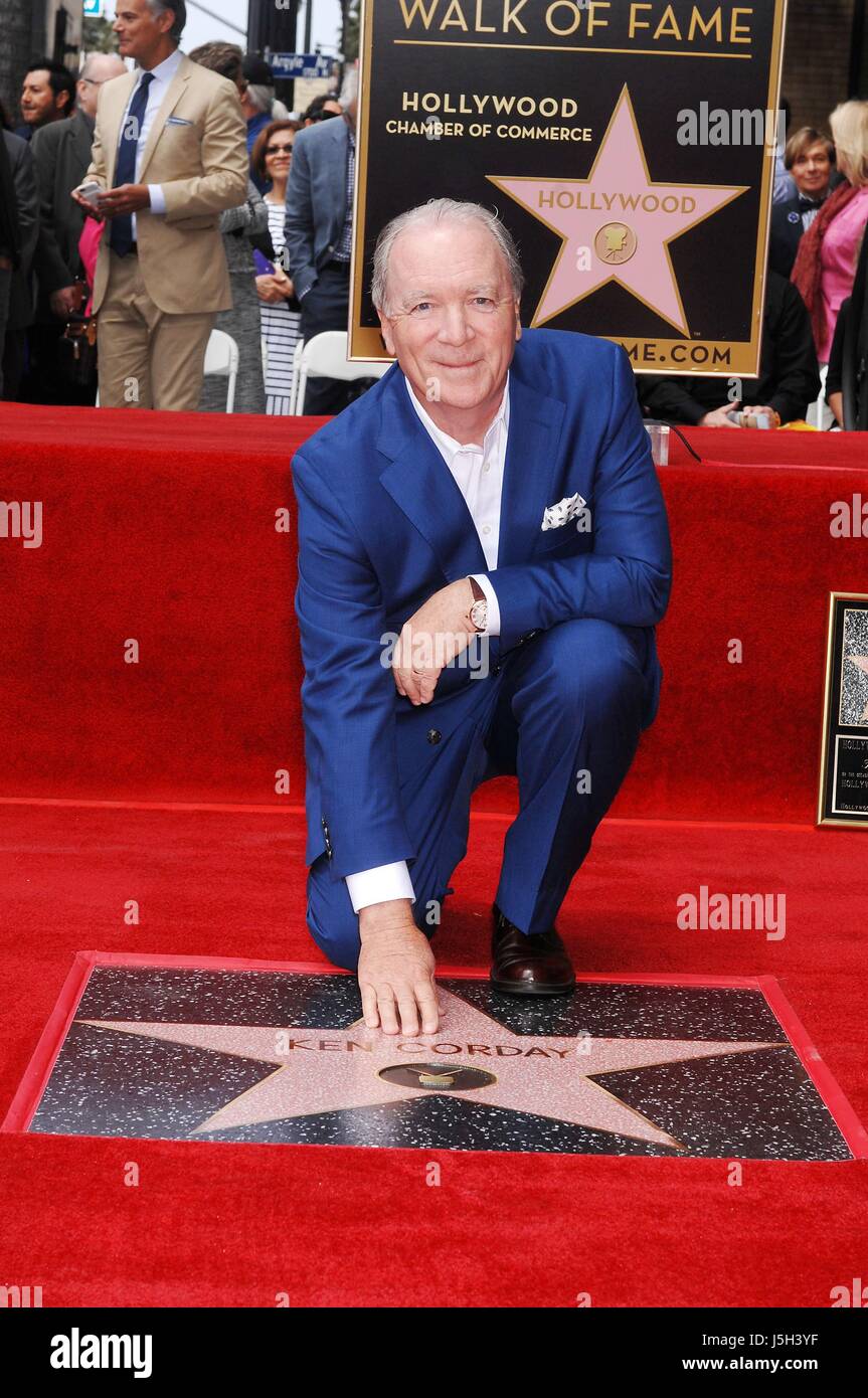 Ken Corday at the induction ceremony for Star on the Hollywood Walk of Fame for Ken Corday