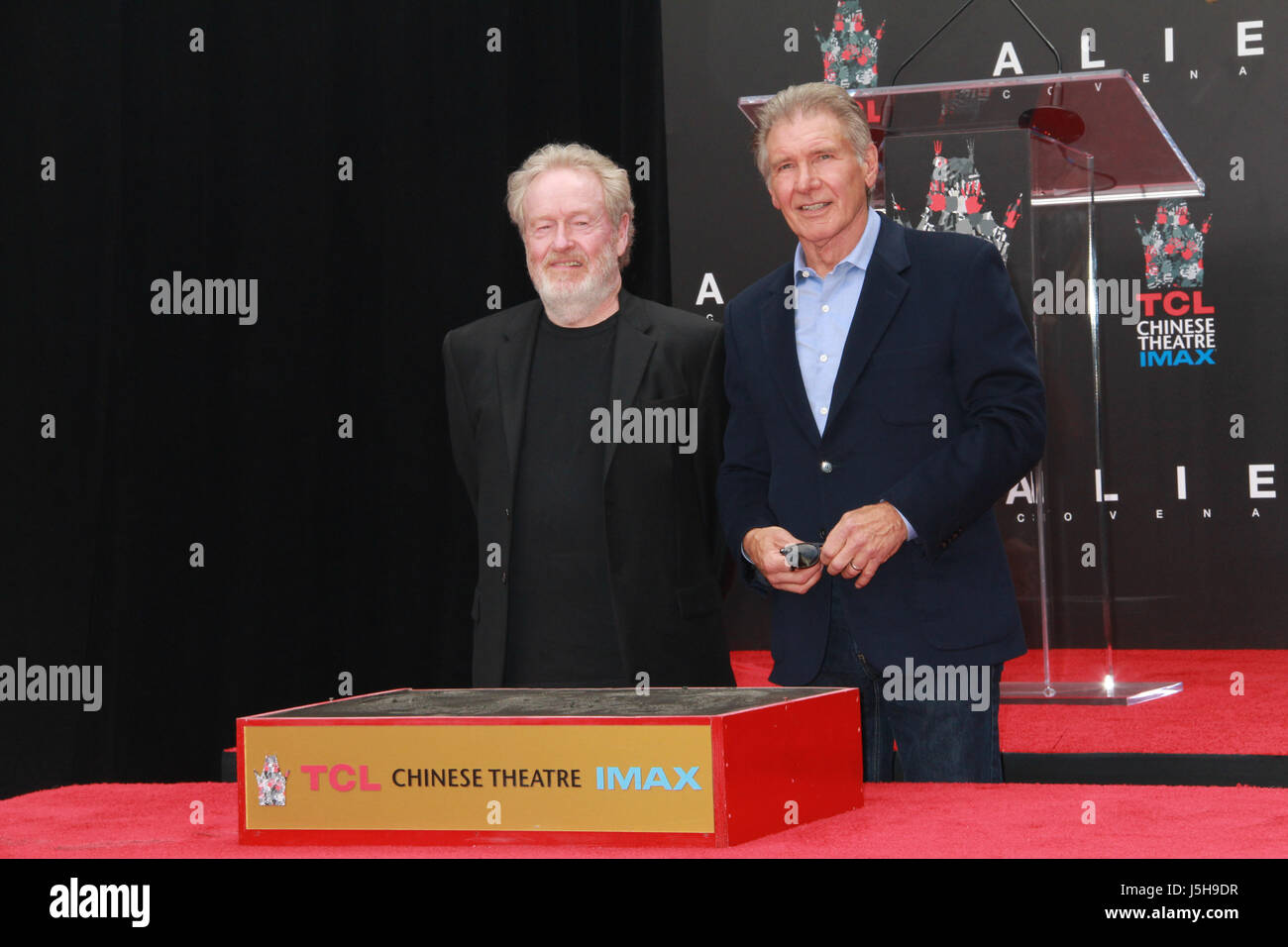 Ridley Scott, Harrison Ford 05/17/2017 Sir Ridley Scott Hand and