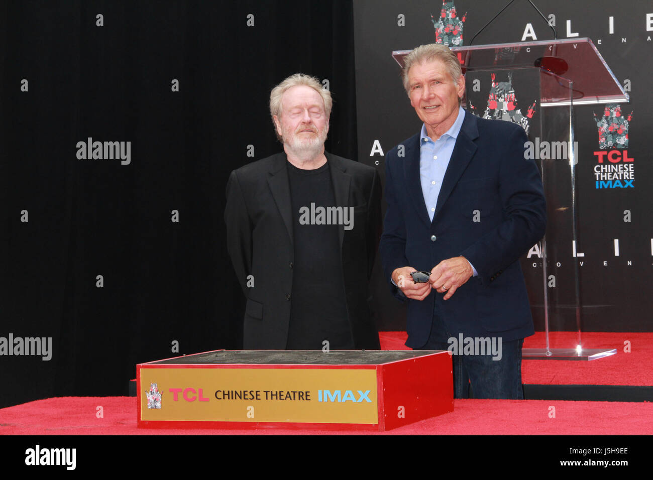 Ridley Scott, Harrison Ford 05/17/2017 Sir Ridley Scott Hand and