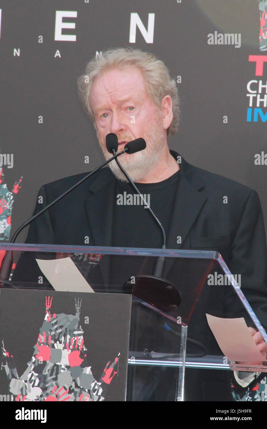 Ridley Scott 05/17/2017 Sir Ridley Scott Hand and Footprint Ceremony