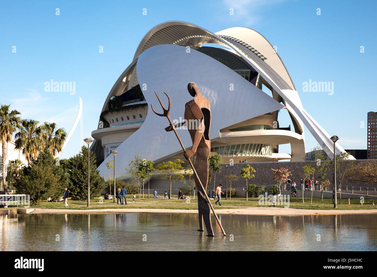 The City of Arts and Sciences in Valencia, Spain. Stock Photo