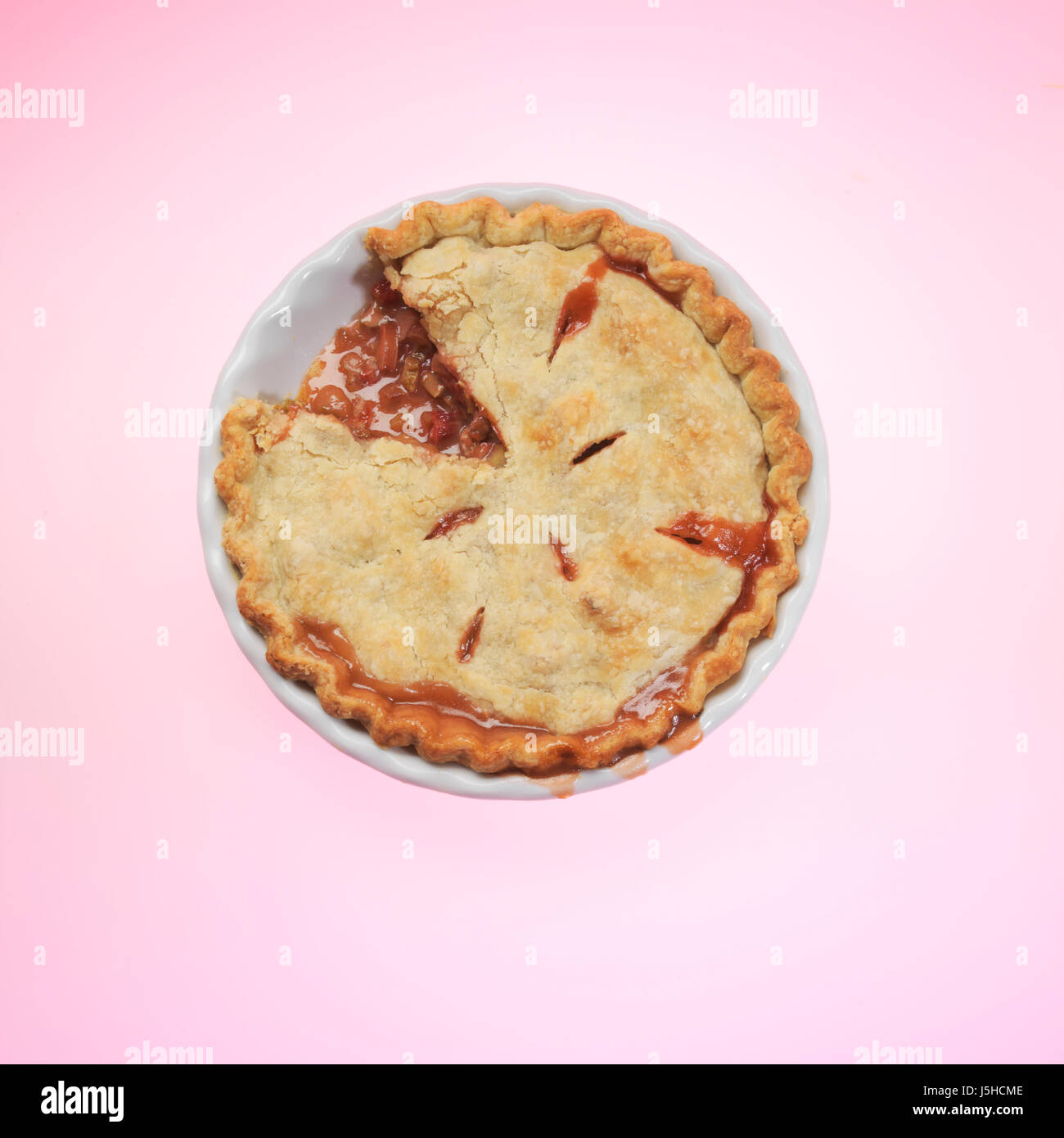 Double crust rhubarb pie hires stock photography and images Alamy