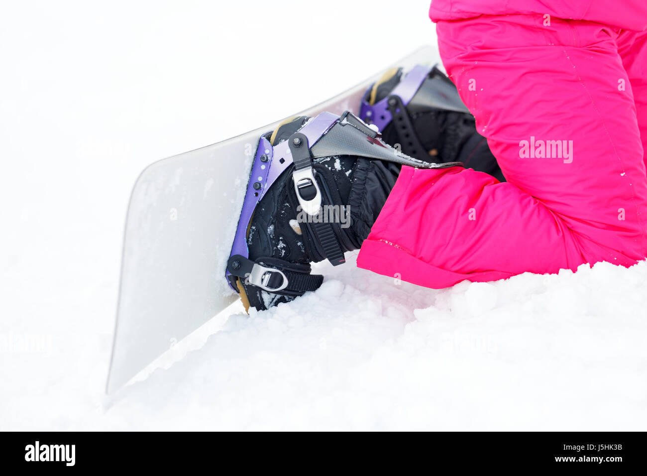 Close up photo of a snowboard Stock Photo Alamy