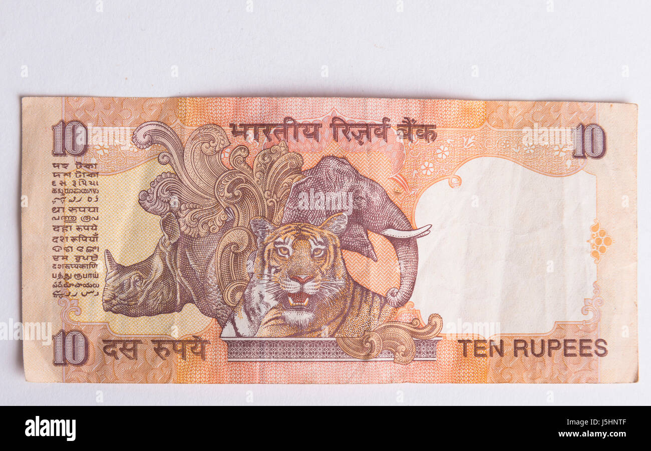 ten indian Rupees Stock Photo
