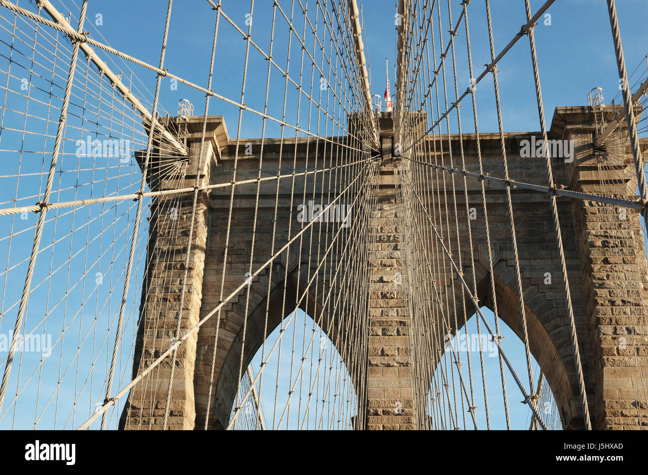 Brooklyn bridge construction hires stock photography and images Alamy
