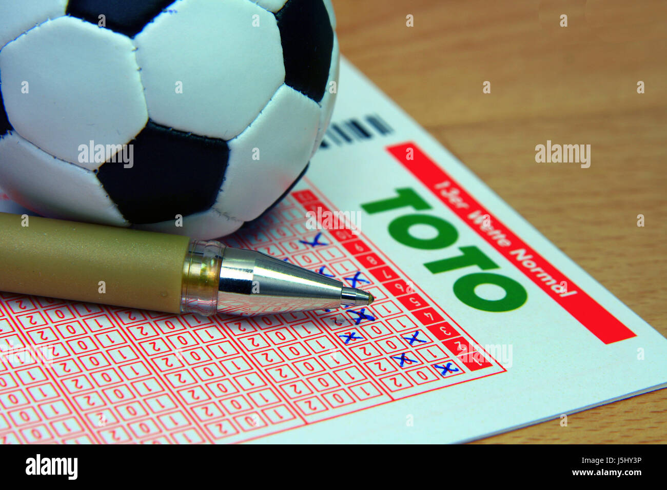 game tournament play playing plays played lottery toto tick bet sport  sports Stock Photo - Alamy