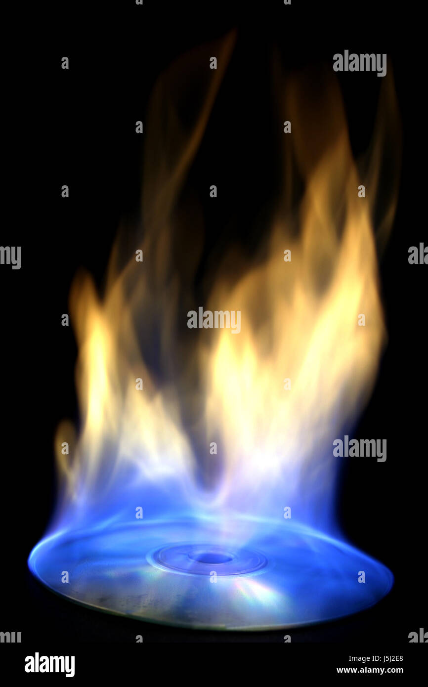 burning rom 2 Stock Photo - Alamy