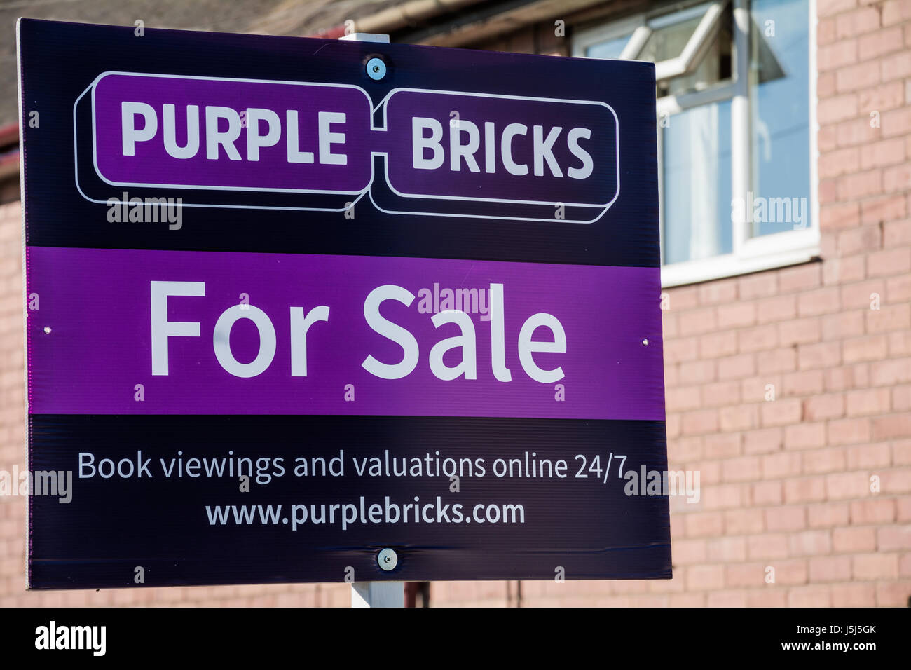 purple bricks estate agents stock photos purple bricks estate