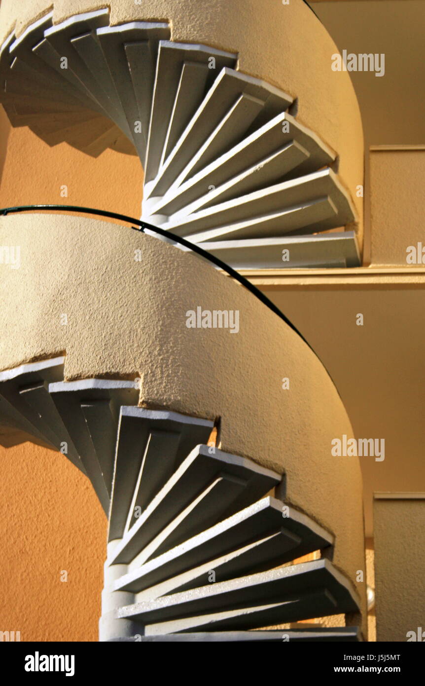 stairs house building upwards style of construction architecture architectural Stock Photo
