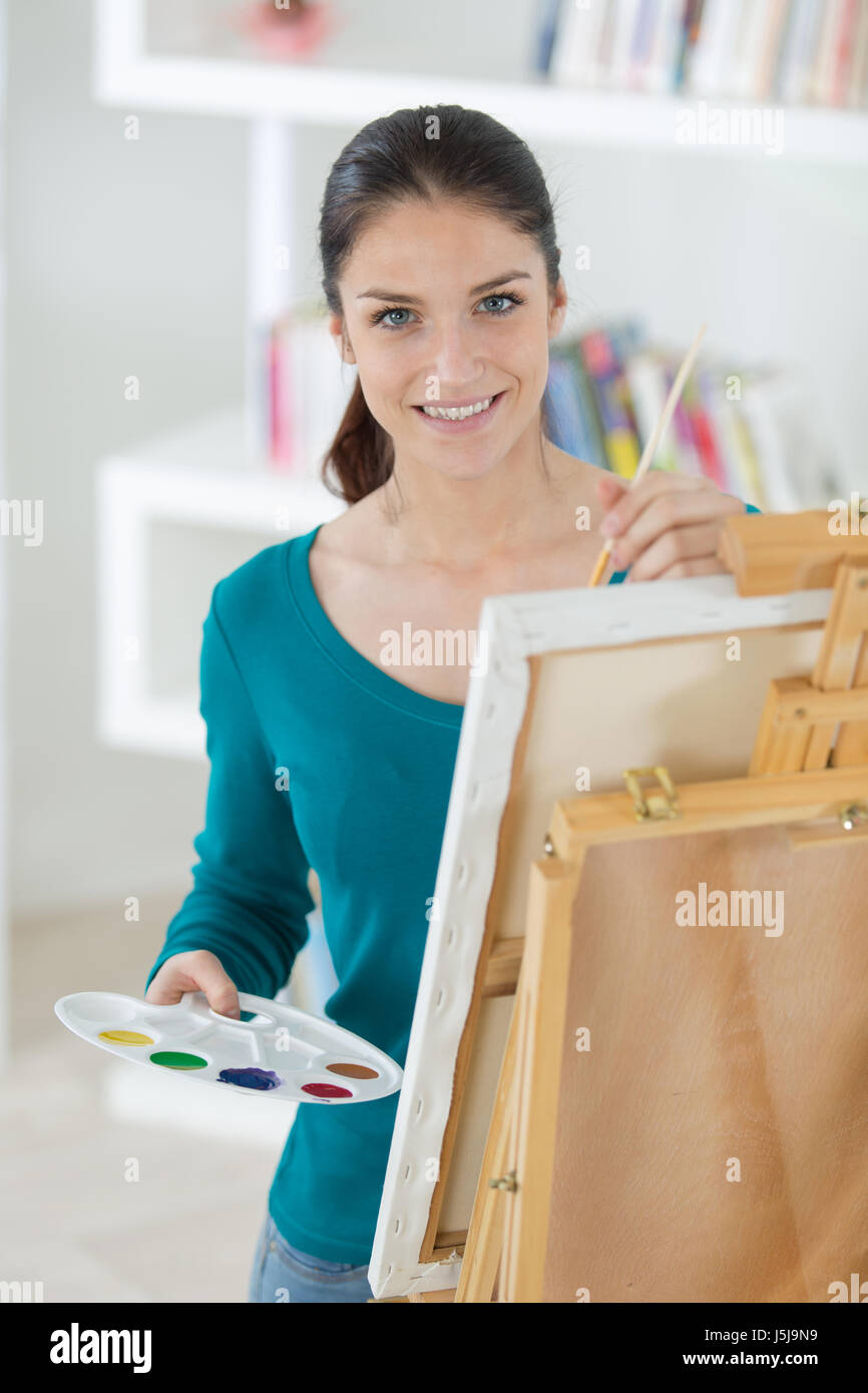 Talented young artist hi-res stock photography and images - Alamy