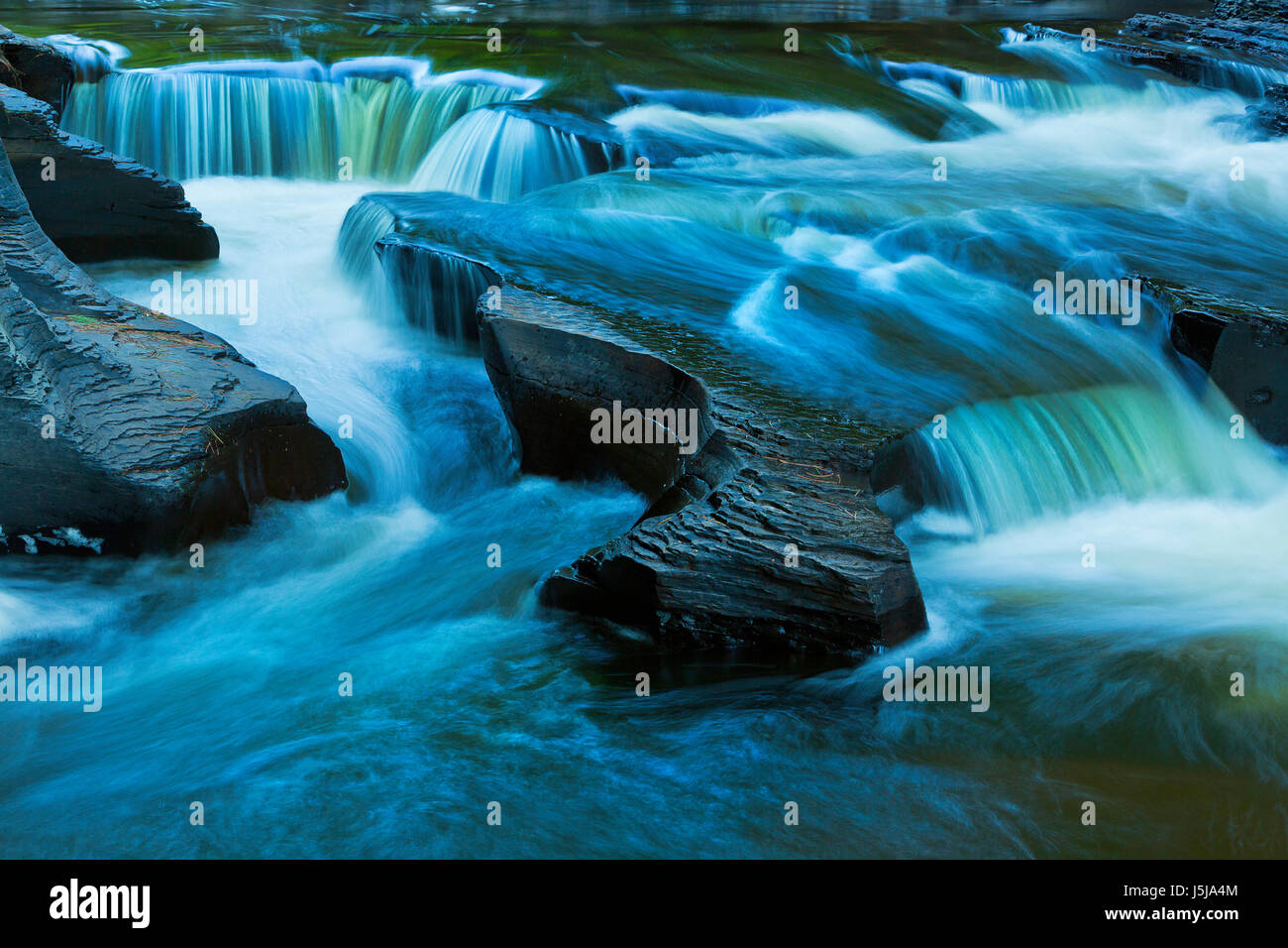 Kettles and potholes along the Presque Isle River in Porcupine