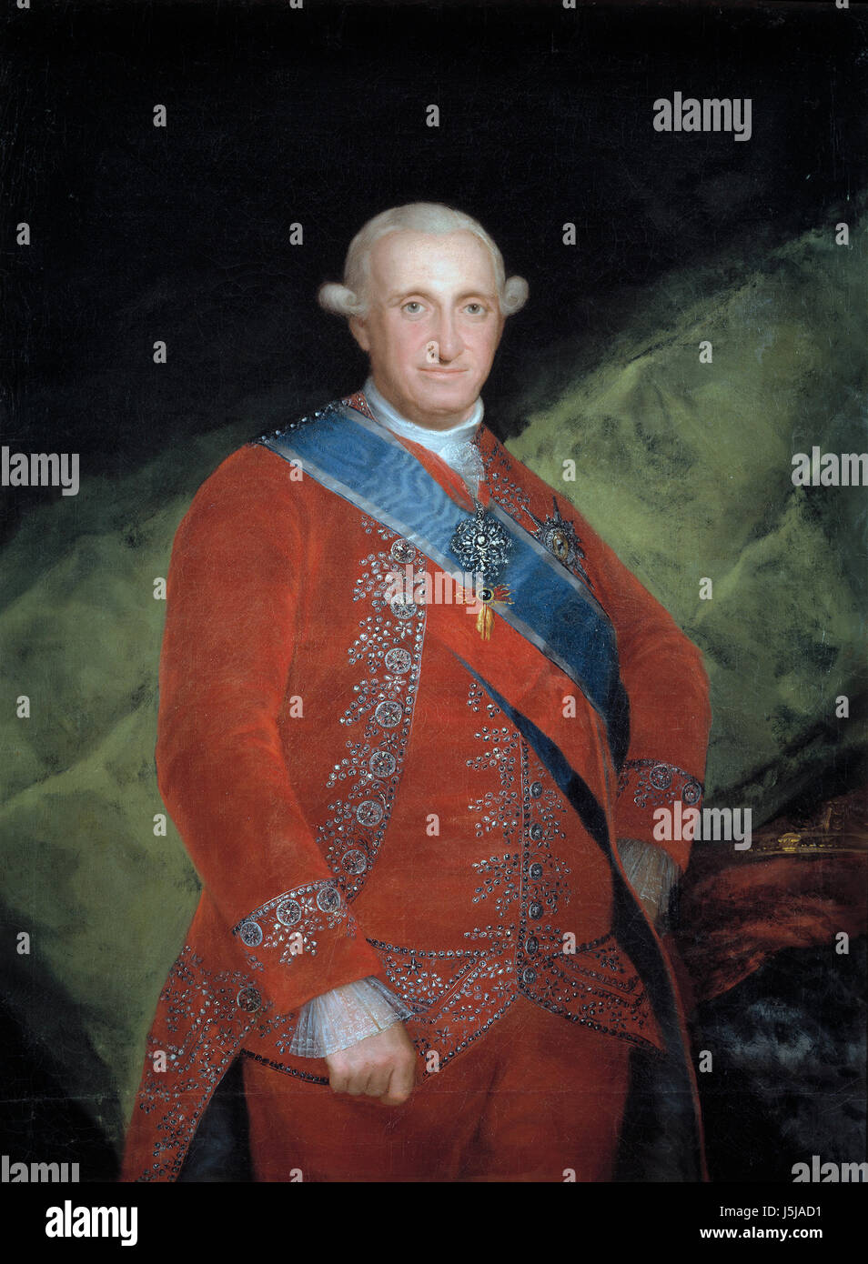 CHARLES IV of SPAIN (1748-1819) by Goya Stock Photo
