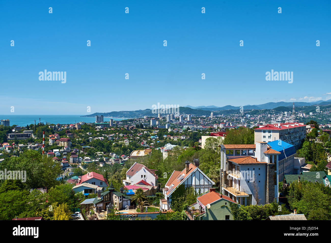 Aerial view of Sochi. Russia Stock Photo - Alamy