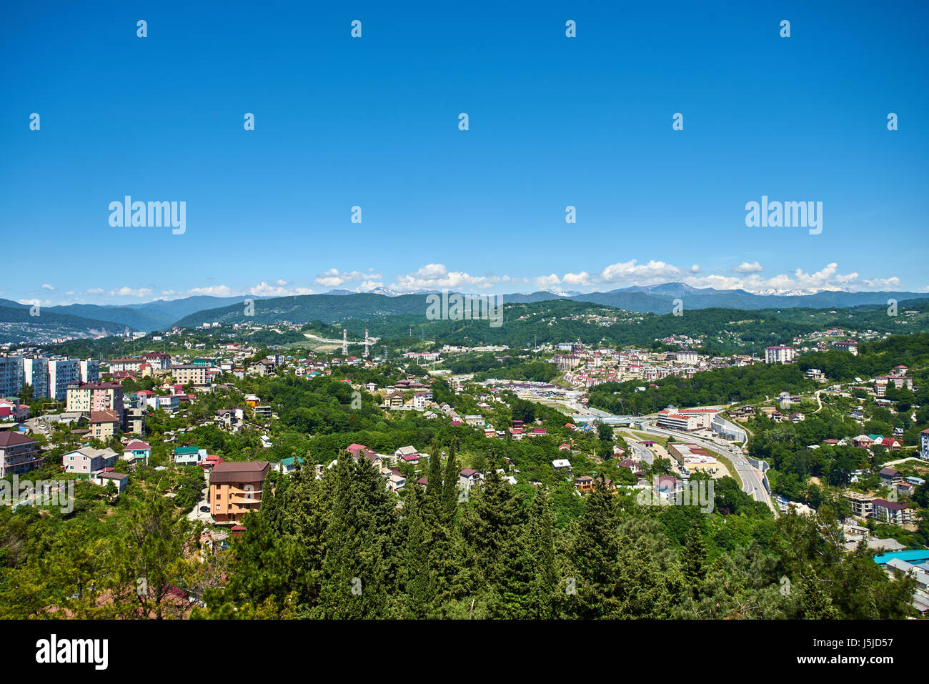Aerial view of Sochi. Russia Stock Photo - Alamy