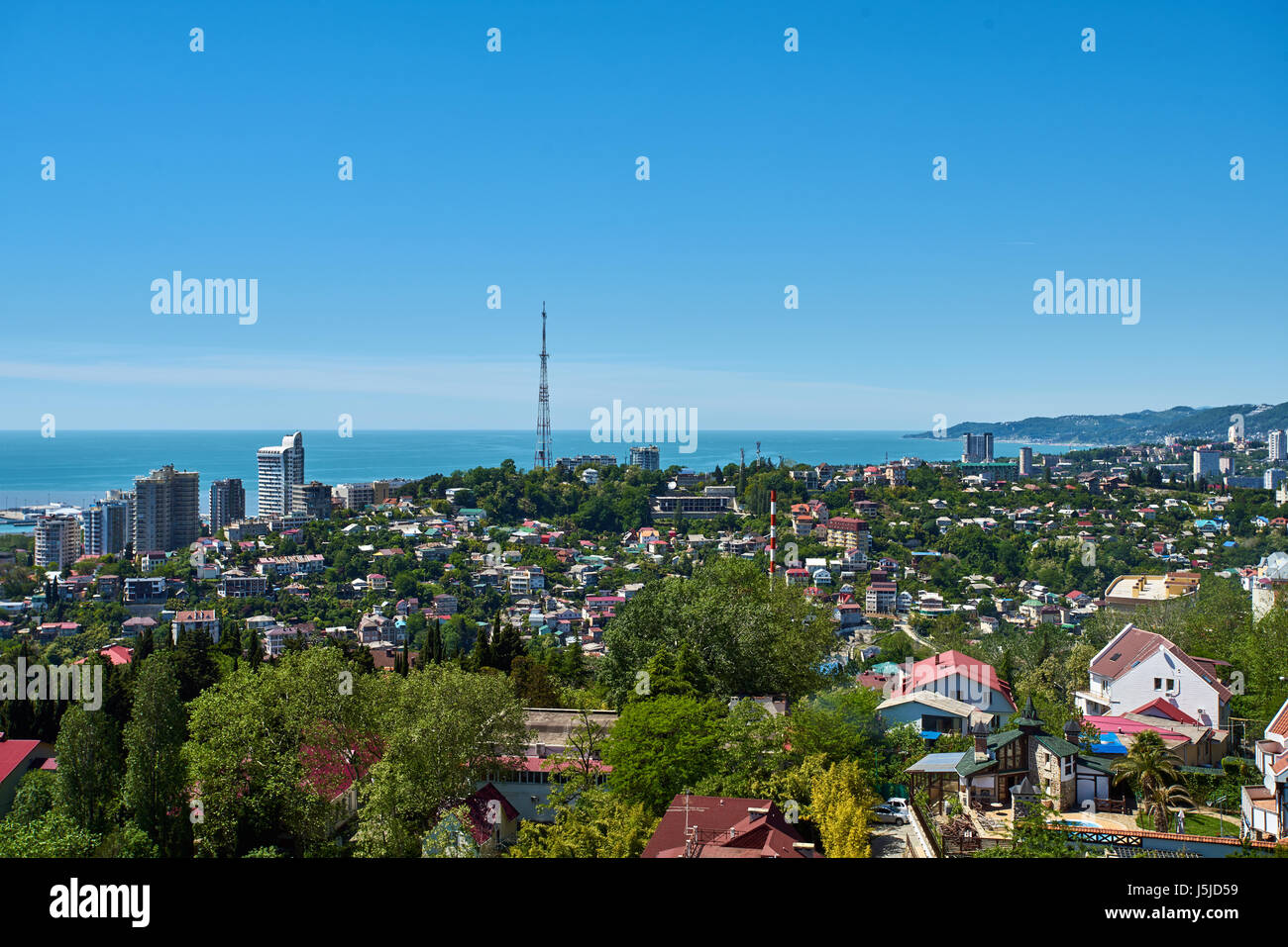 Aerial view of Sochi. Russia Stock Photo - Alamy