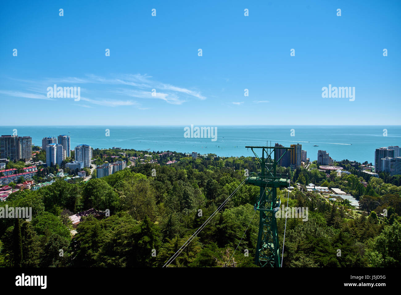 Aerial view of Sochi. Russia Stock Photo - Alamy