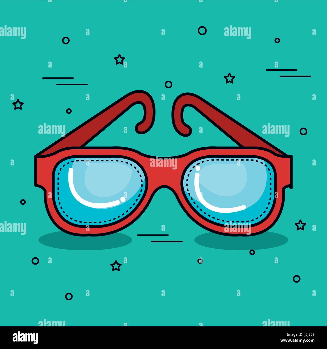 Colorful glasses design Stock Vector Image & Art - Alamy