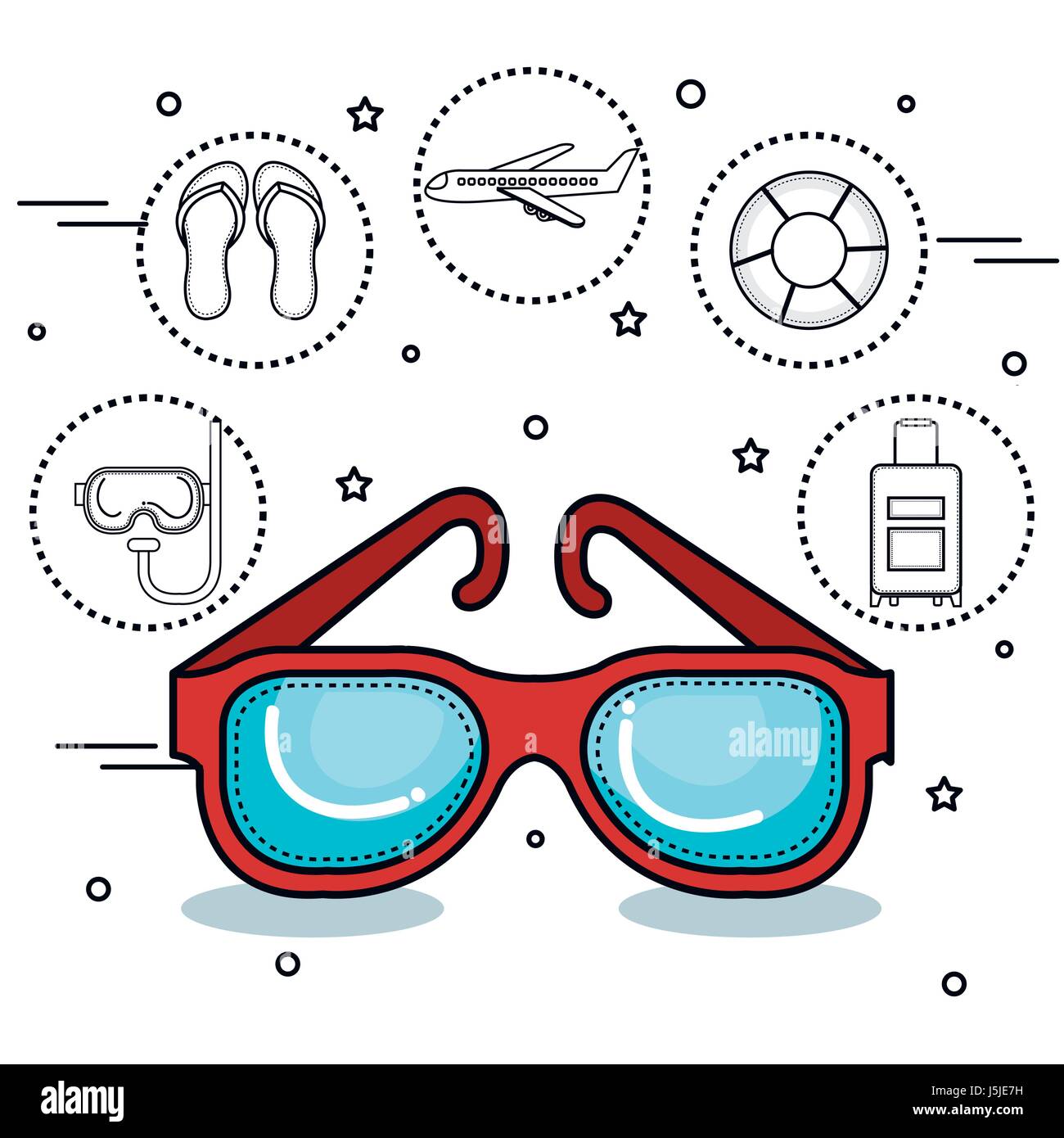 Colorful glasses design Stock Vector Image & Art - Alamy