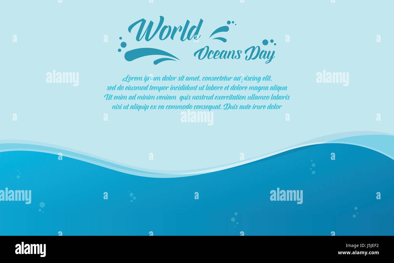 Banner Of World Ocean Day Design Simple Stock Vector Image Art Alamy Banner Of World Ocean Day Design Simple Stock Vector Image Art Alamy