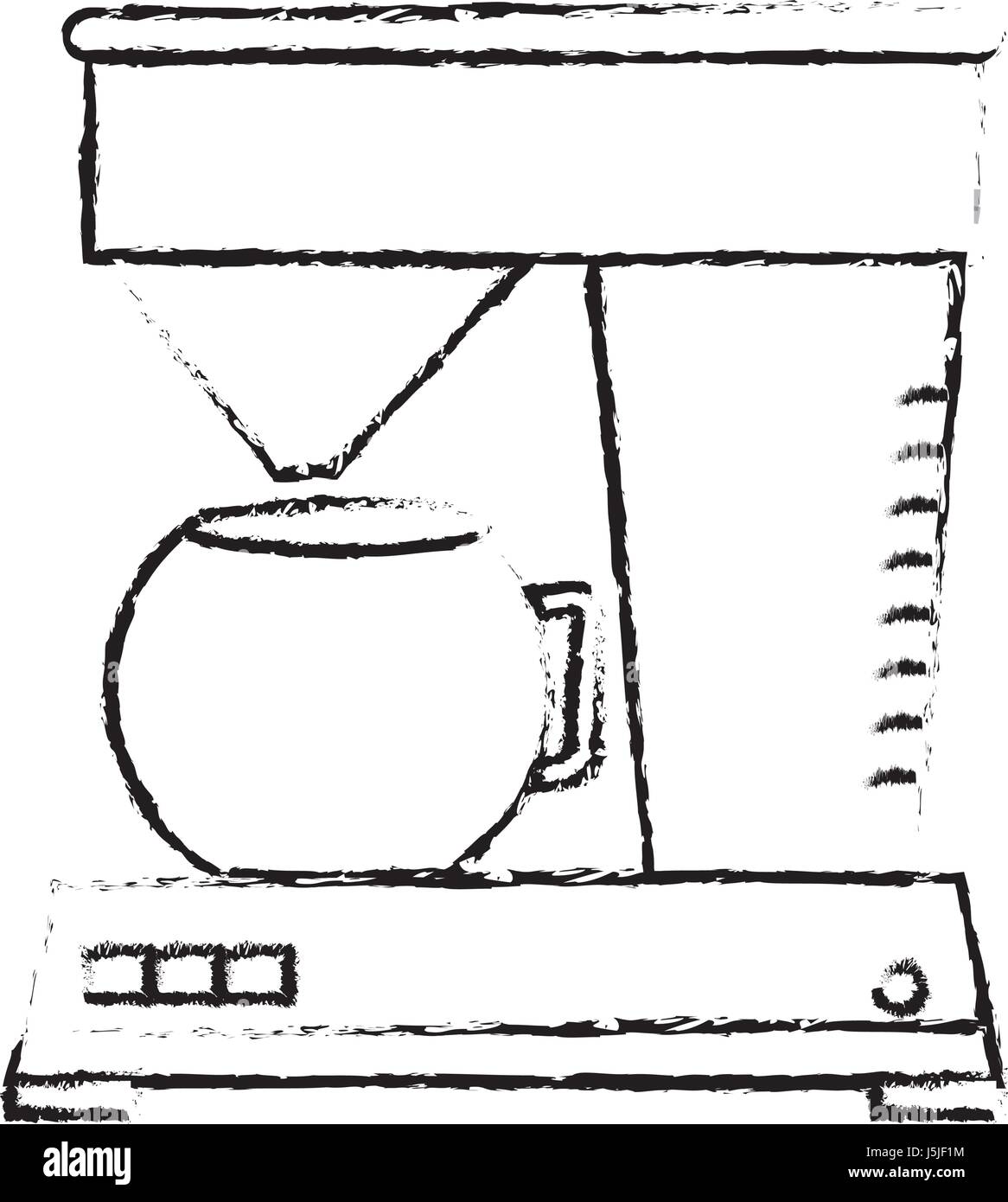 coffee machine isolated icon Stock Vector Image & Art - Alamy