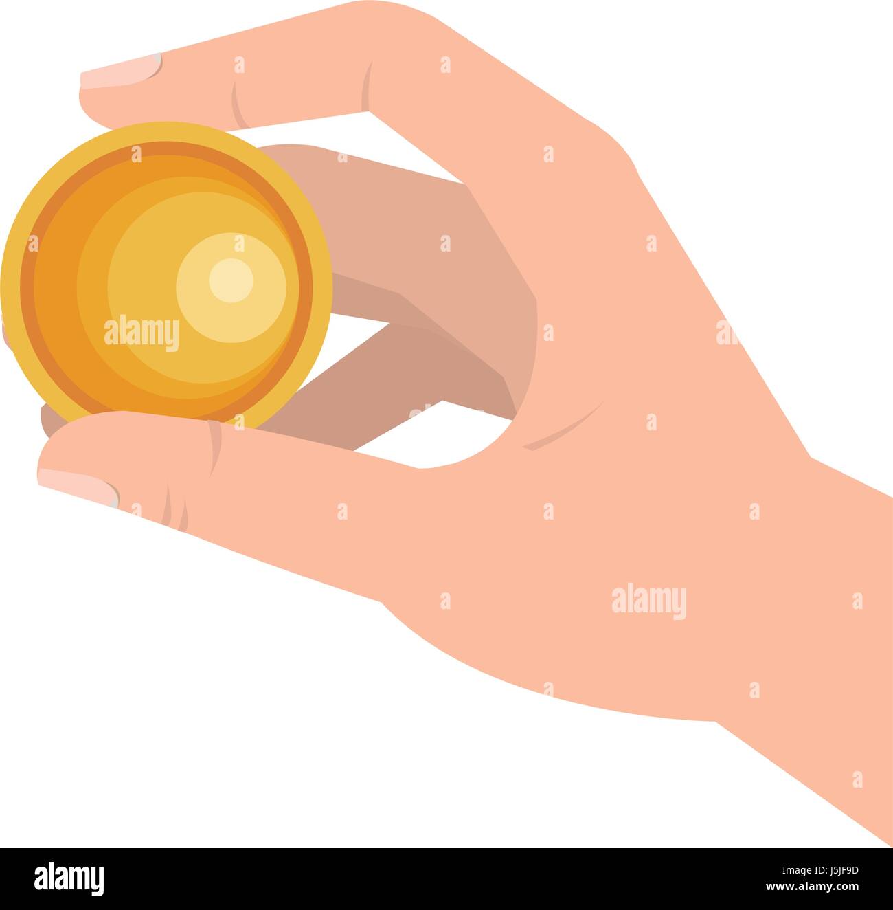 hand human with coins money isolated icon Stock Vector Image & Art - Alamy