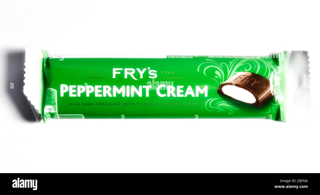 Frys peppermint cream Stock Photo