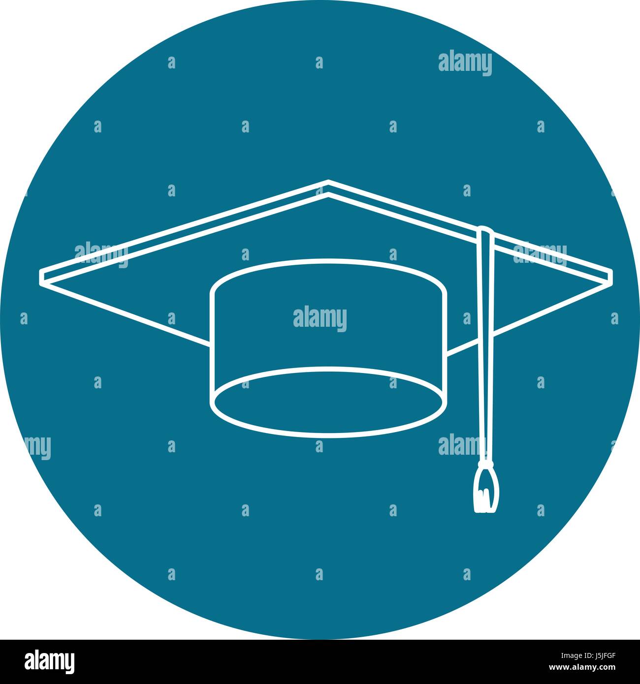 hat graduation isolated icon Stock Vector Image & Art - Alamy
