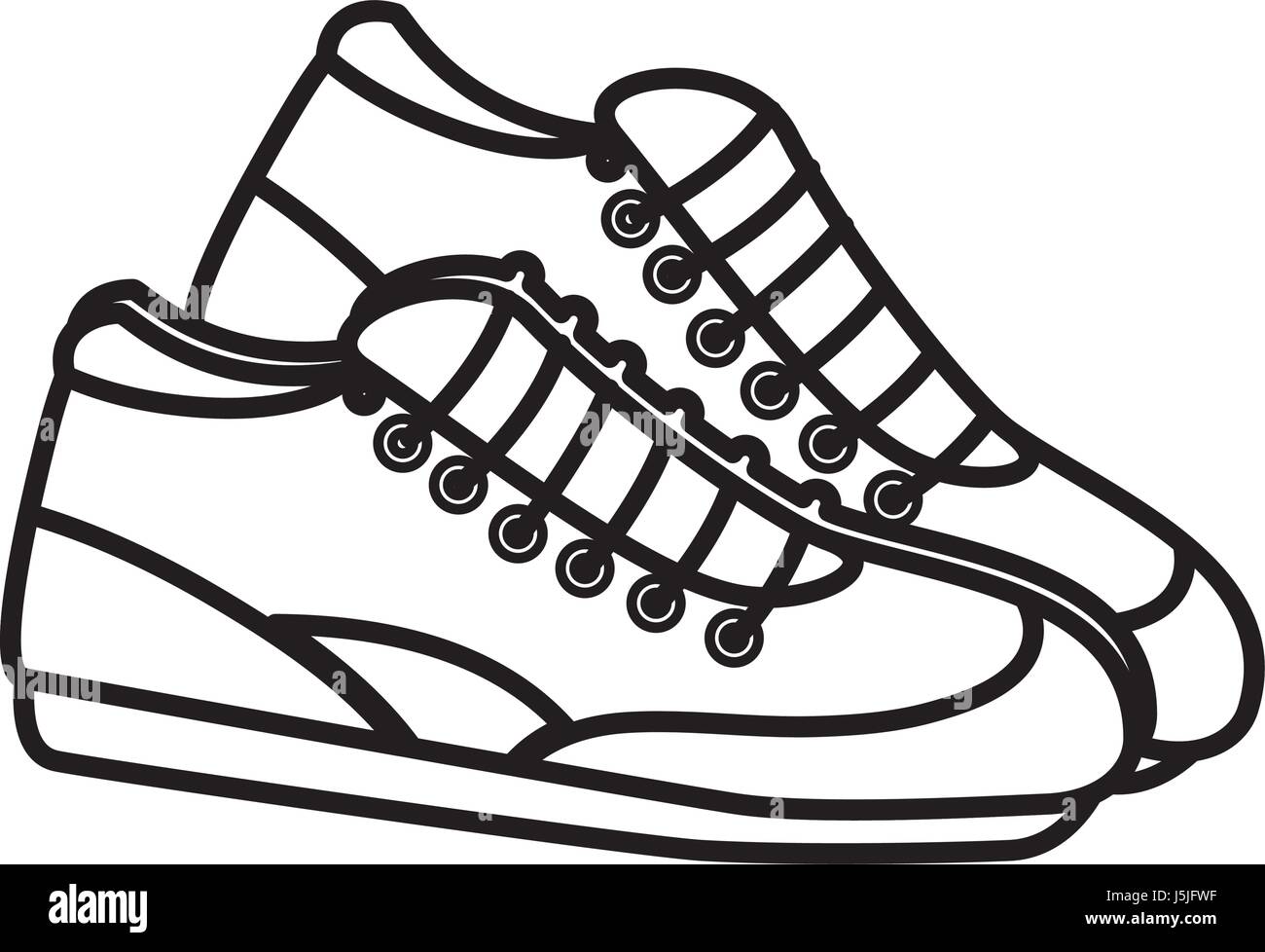 tennis shoes isolated icon Stock Vector Image & Art - Alamy