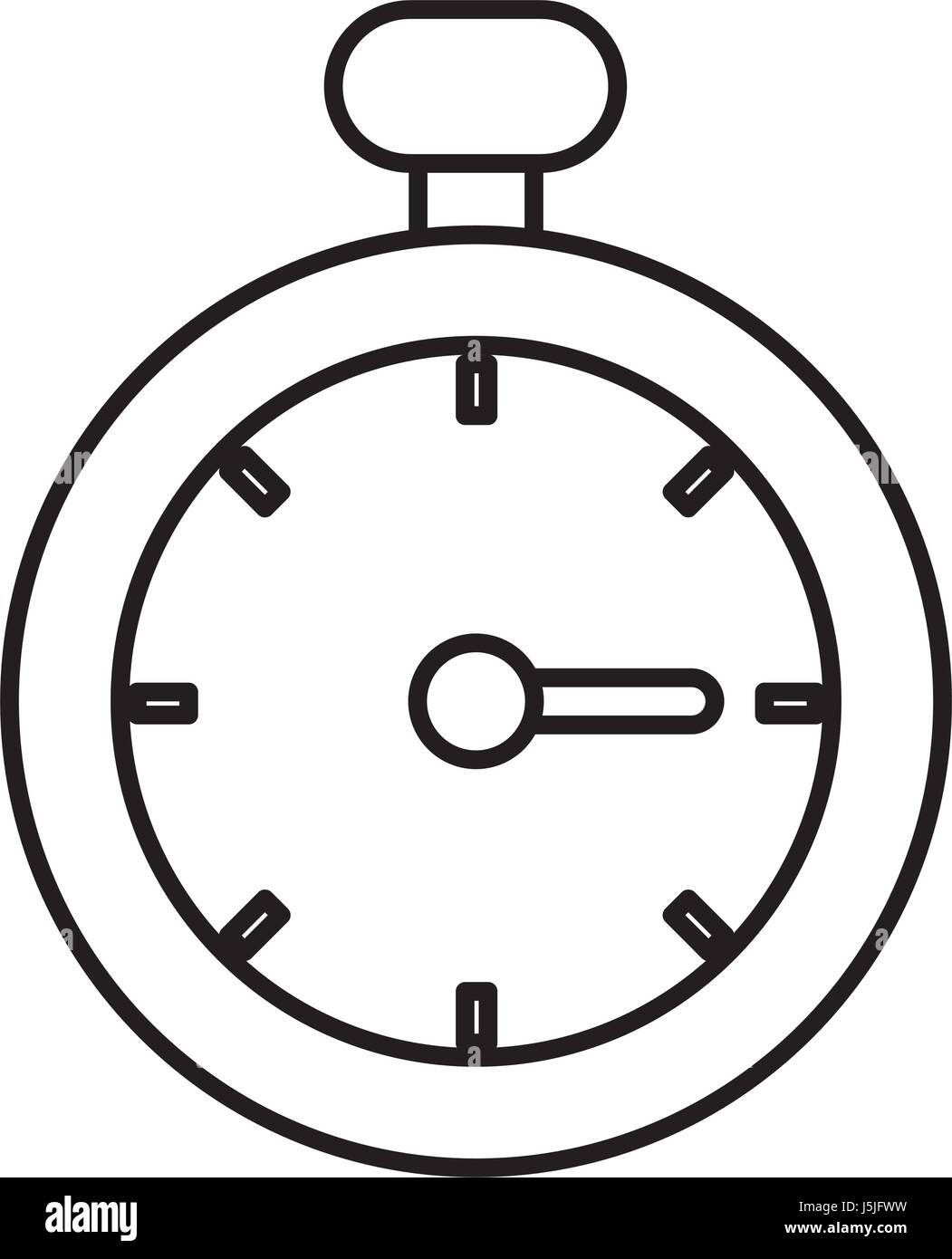 chronometer device isolated icon Stock Vector Image & Art - Alamy