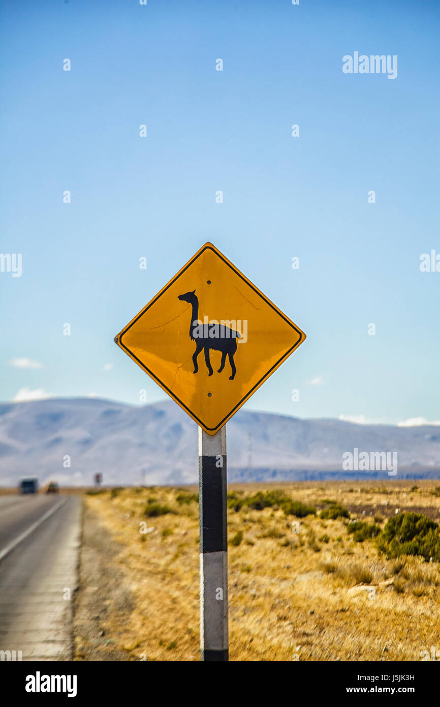 Lama Visual Sign sign of llama Stock Photo - Alamy