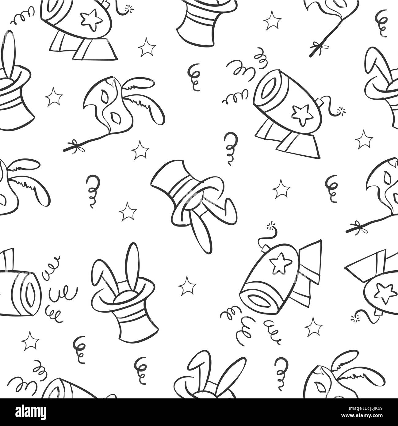 Drawing Circus Pattern