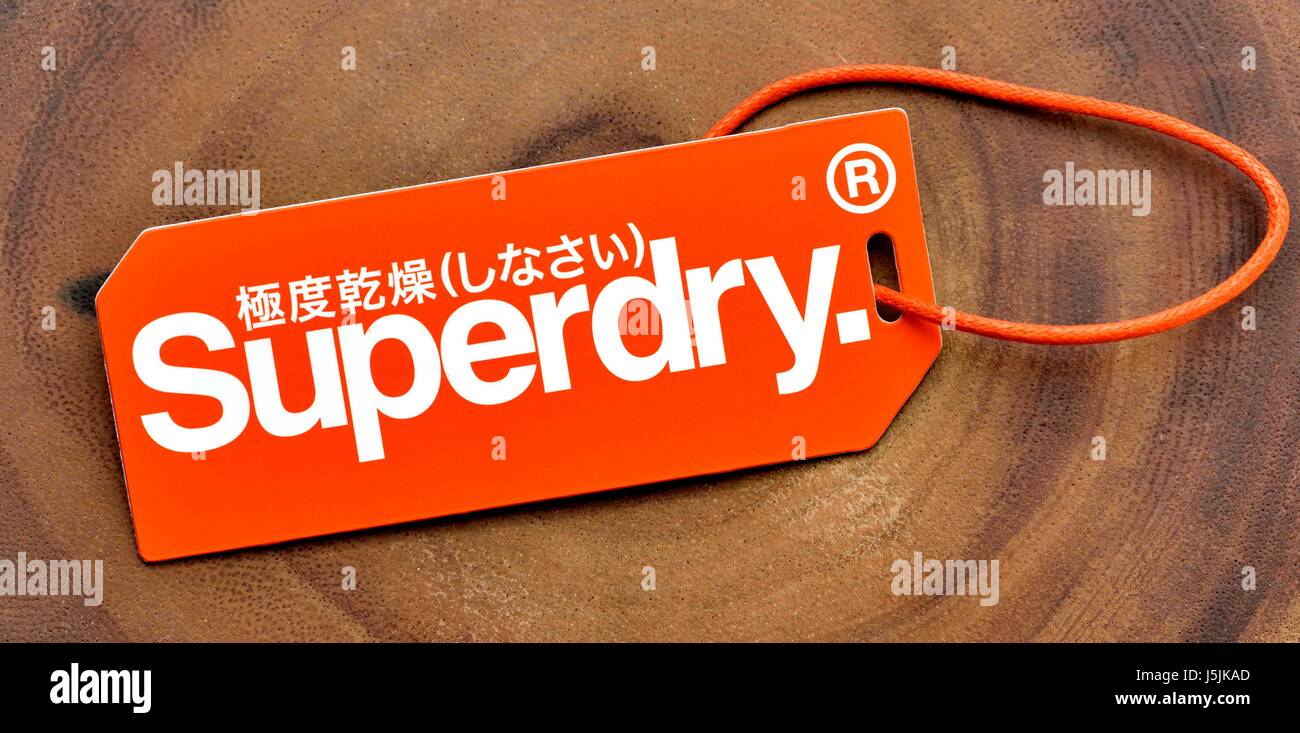 Superdry clothing clothes brand hi-res stock photography and images - Alamy
