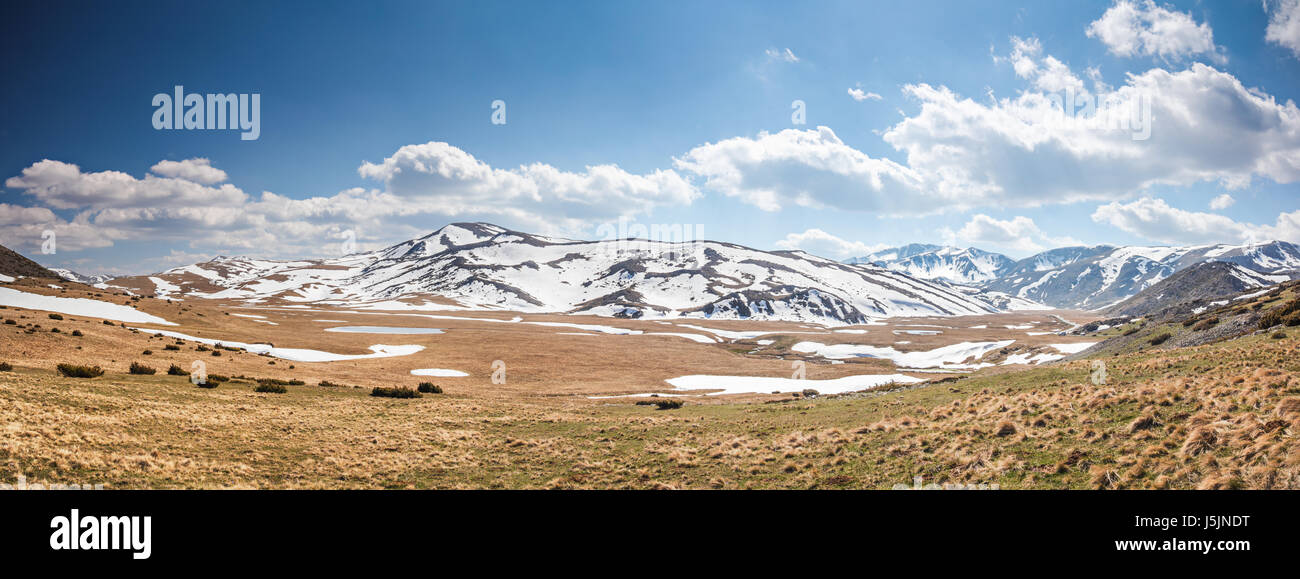 Snowcapped mountain scene from national park Mavrovo, Macedonia Stock Photo Alamy