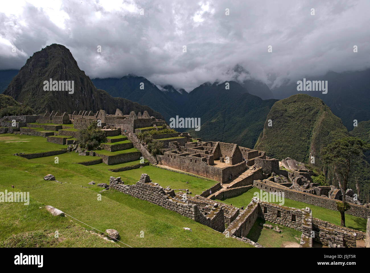 The ruins of Machu Picchu, Peru Stock Photo