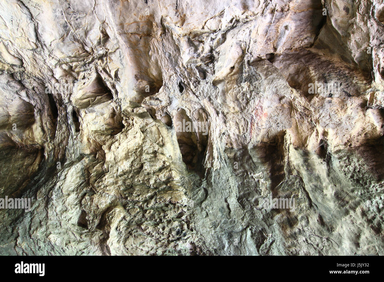 Rock face of limestone cave detail Stock Photo Alamy