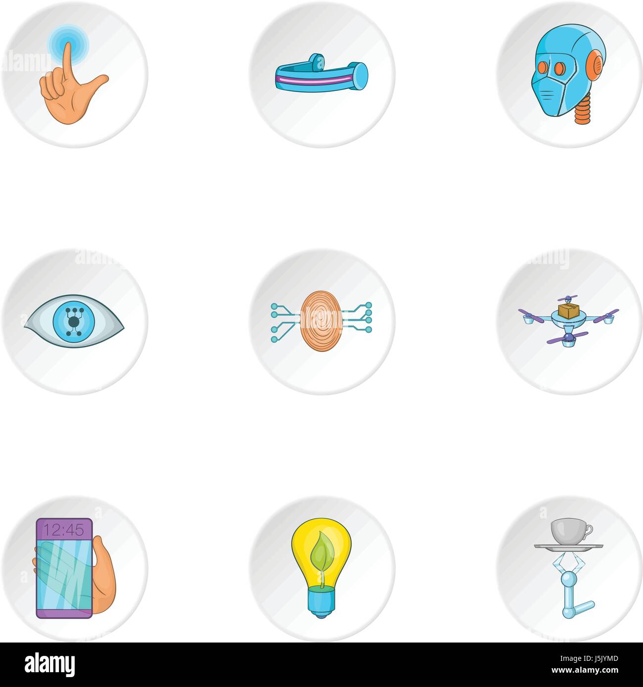 Innovation icons set, cartoon style Stock Vector Image & Art - Alamy